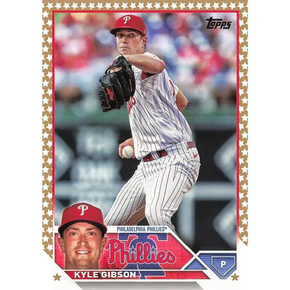 2023 Topps Gold Star Kyle Gibson #96 Philadelphia Phillies